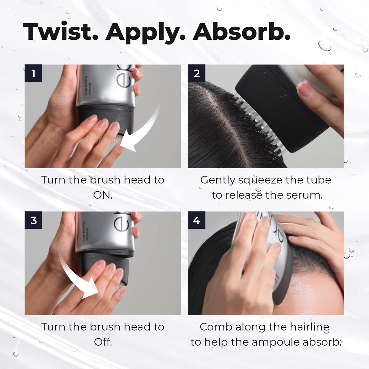 Cooling Scalp Serum with Brush Applicator